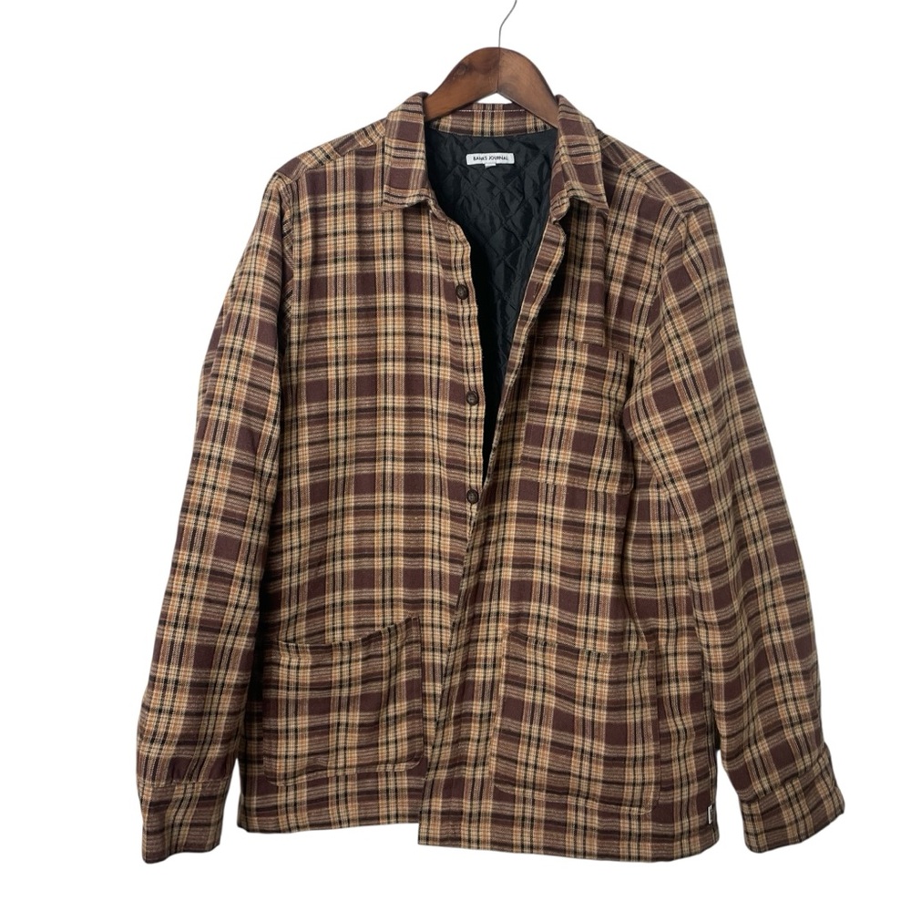 Tan Lightweight Shirt Jacket for Casual‎ Comfort